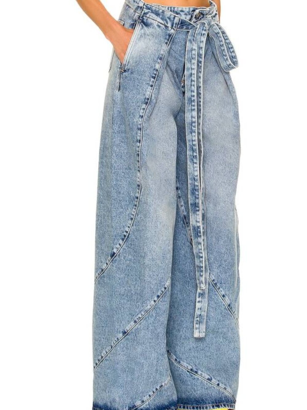 The Attico-Preloved-High Rise Wide Leg Jeans Sz-27